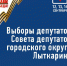 12, 13 и 14 сентября в нашем городе состоятся выборы депутатов в городской Совет - Администрация г. Лыткарино